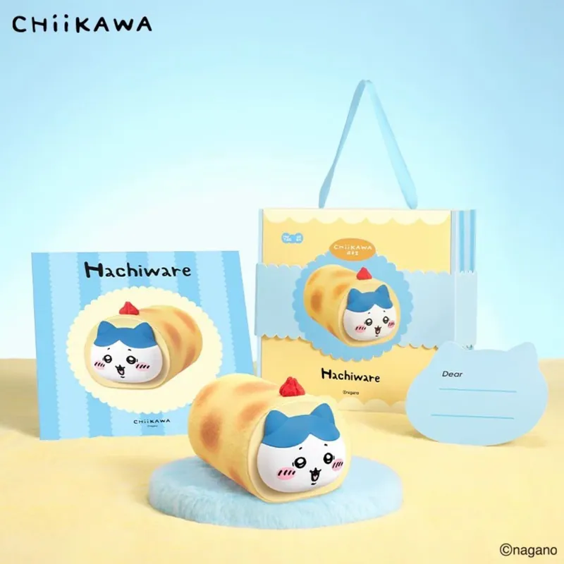 MarTUBE x Chiikawa 蛋糕卷造型 暖手寶 MarTUBE x Chiikawa 蛋糕卷造型 暖手寶