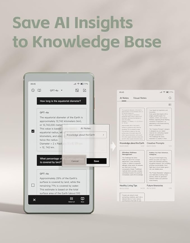 【現貨】Viwoods 6.13‘’  AiPaper Reader color  AI智能4G彩色墨水屏手機