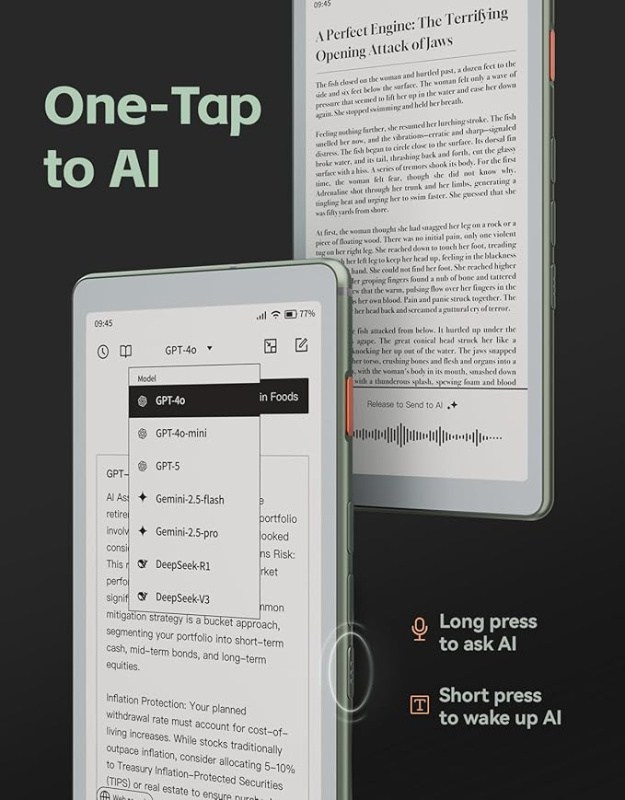 【現貨】Viwoods 6.13‘’  AiPaper Reader color  AI智能4G彩色墨水屏手機