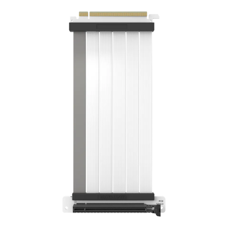 COOLERMASTER MasterAccessory Riser Cable PCIe 4.0 x16 300mm V2 ( BLACK / WHITE )