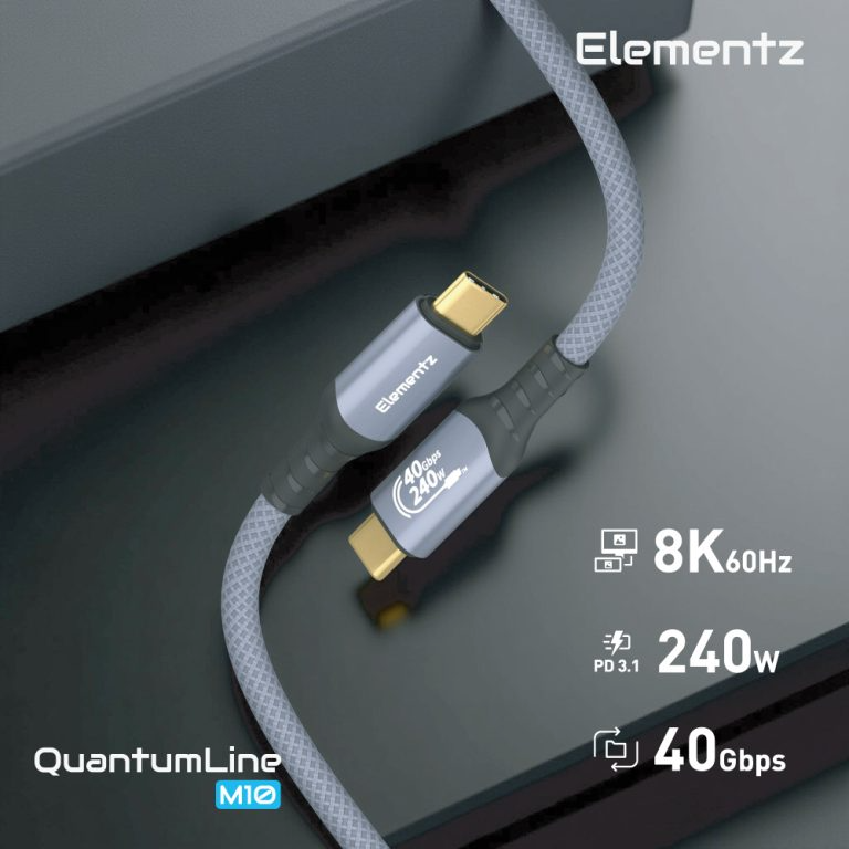 Elementz USB-C To C Cable 數據傳輸線 (1m) NQL-M10