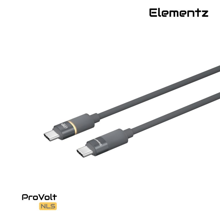 Elementz USB-C 240W Silione 超柔韌矽膠快速充電線 (NLS)