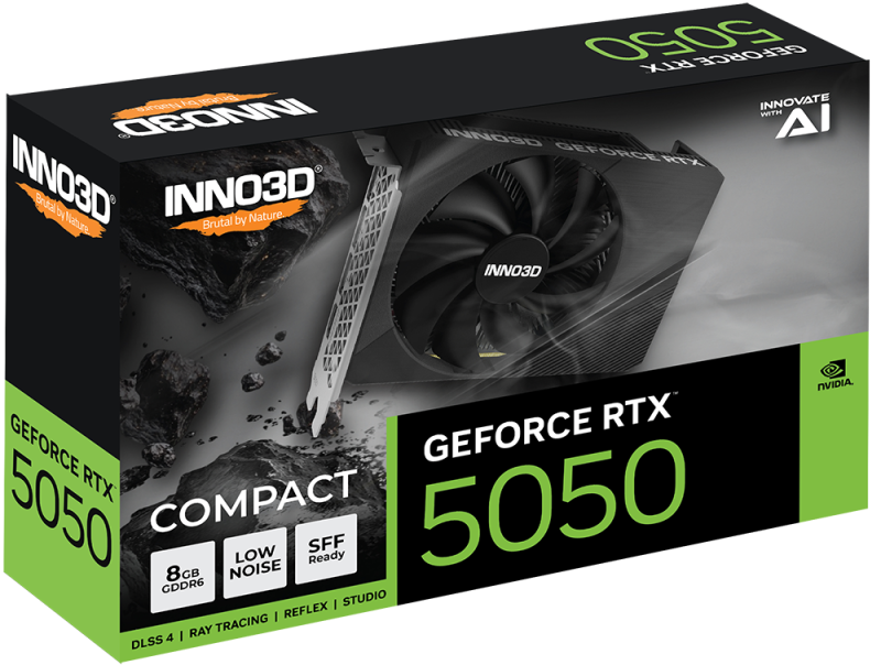 INNO3D GeForce RTX™ 5050 COMPACT 8GB  [現金/轉數快優惠 $1980]