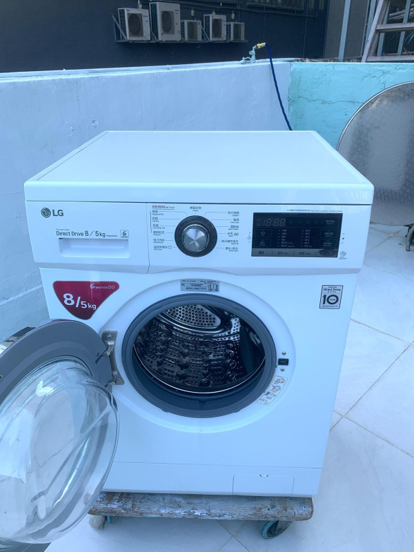 落單即減$500👈限時優惠中♻️ 洗衣機 LG 樂金 WF-CN1408MW 前置式2合1洗衣乾衣機 8公斤 1400轉 可櫃底/嵌入式安裝 二手電器