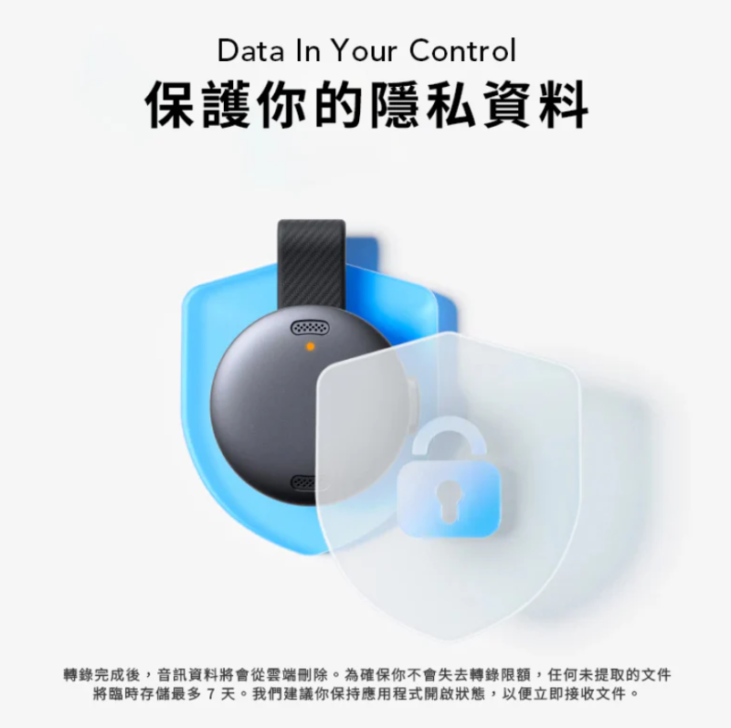 Anker Soundcore Work Coin-Sized AI Voice Recorder 智能錄音機 D3200