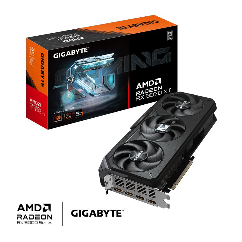 GIGABYTE Radeon™ RX 9070 XT GAMING OC 16G
