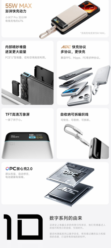 Cuktech 10000Mah 10 Air Magsafe 磁吸充電 WPB100P