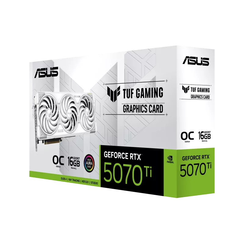 ASUS TUF Gaming GeForce RTX™ 5070 Ti 16GB GDDR7 White OC Edition