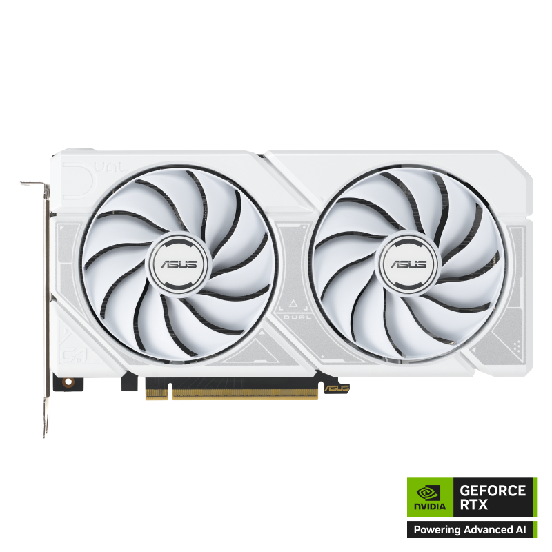 ASUS Dual GeForce RTX™ 5060 Ti 16GB GDDR7 White OC Edition ASUS Dual GeForce RTX™ 5060 Ti 16GB GDDR7 White OC Edition