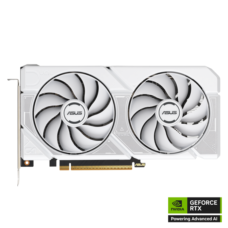 ASUS Dual GeForce RTX™ 5060 White OC Edition 8GB GDDR7 ASUS Dual GeForce RTX™ 5060 White OC Edition 8GB GDDR7