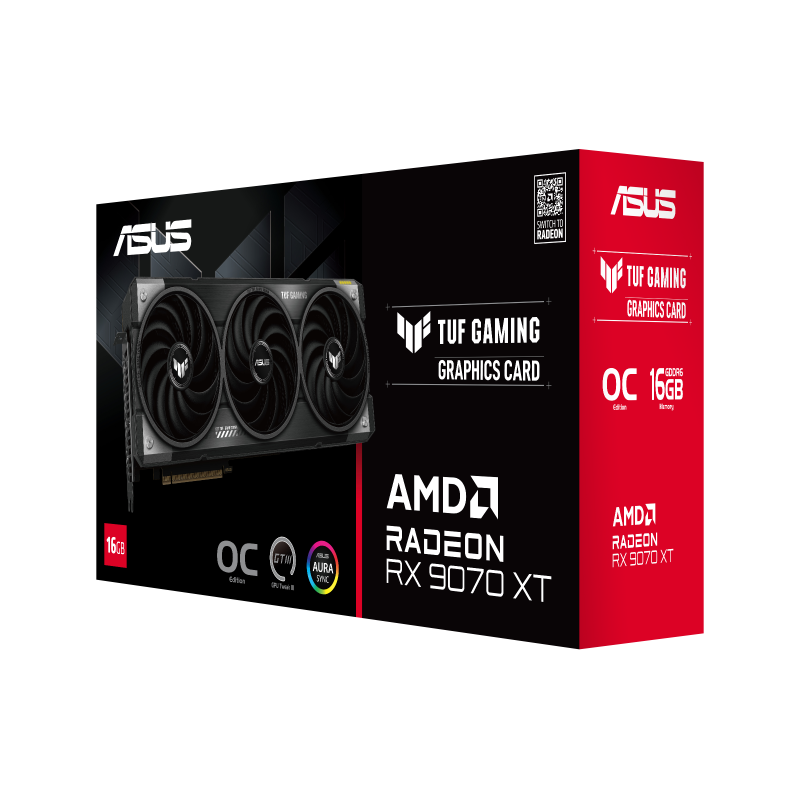 ASUS TUF Gaming Radeon™ RX 9070 XT 16GB GDDR6 OC Edition
