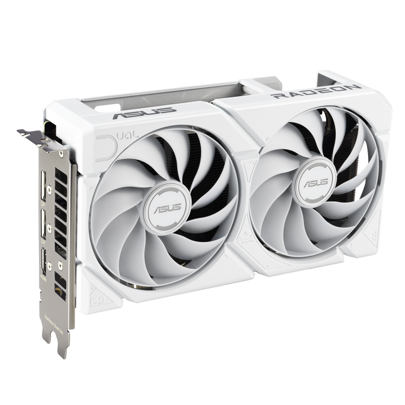 ASUS Dual Radeon™ RX 9060 XT 16GB GDDR6 White Edition
