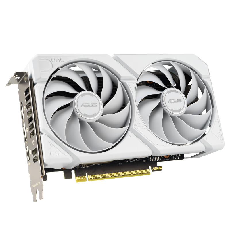 ASUS Dual Radeon™ RX 9060 XT 16GB GDDR6 White Edition