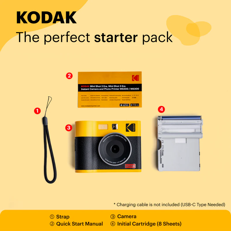 KODAK Mini Shot 3 Era Instant Camera and Photo Printer