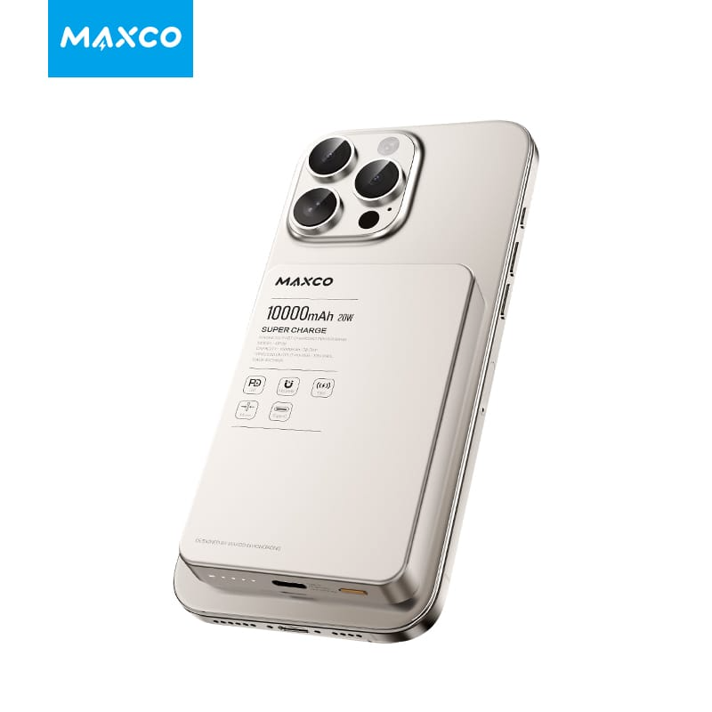 MAXCO MagSafe 磁吸無線充電池 (3C認證 QR Code認證) 10000mAh MP39A