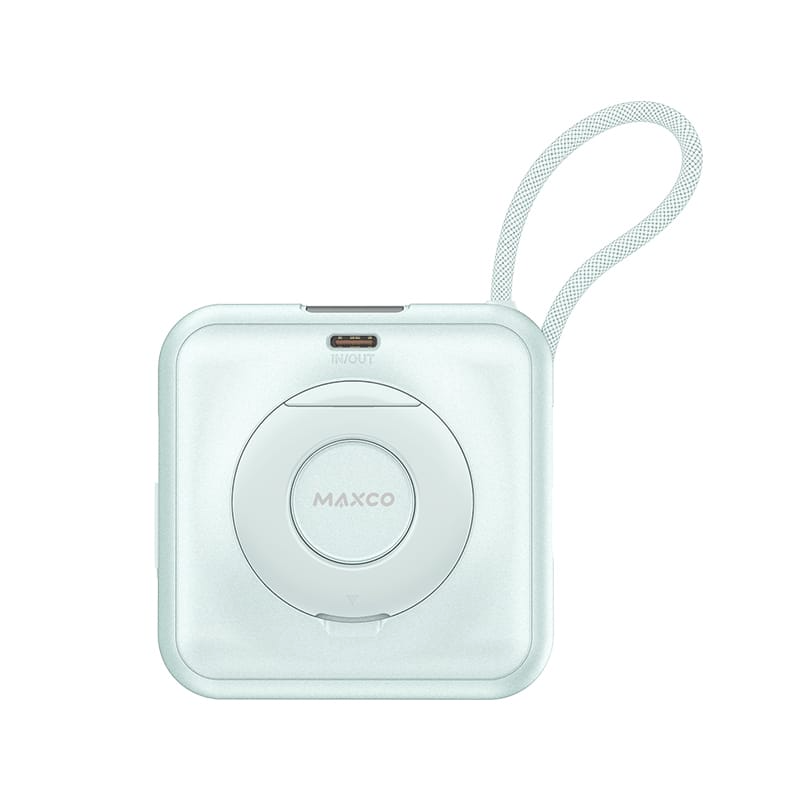 MAXCO Mini MagSafe 支架磁吸無線充電池10000mAh CCC認證 MP65