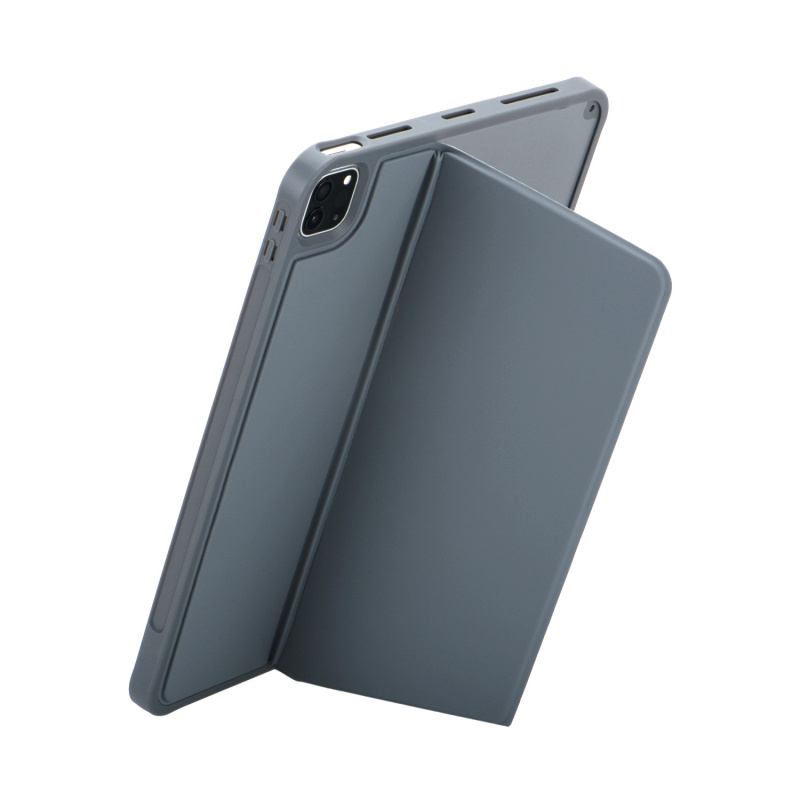 可直立抗彎曲 iPad 11 吋 (第 11 代，2025，A16) 可拆式防摔鍵盤保護殼