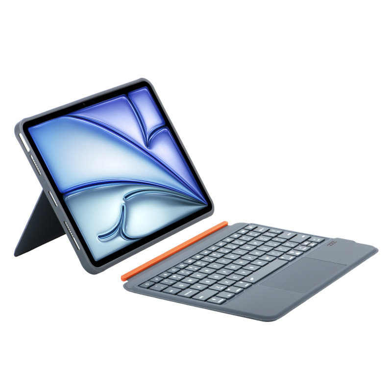 可直立抗彎曲 iPad 11 吋 (第 11 代，2025，A16) 可拆式防摔鍵盤保護殼