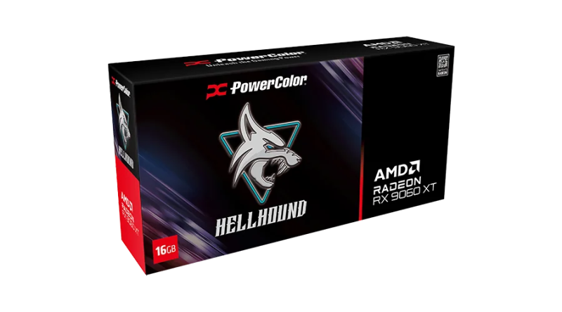 PowerColor Hellhound Spectral AMD Radeon™ RX 9060 XT 16GB GDDR6 [現金/轉數快優惠 $3650]