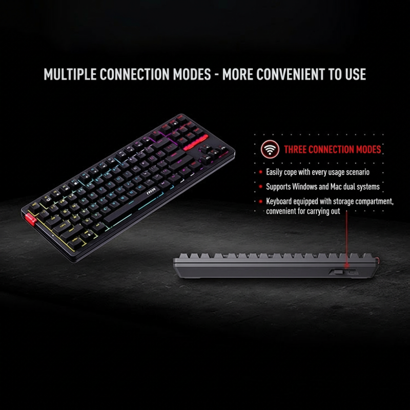MSI FORGE GK300 TKL 無線電競鍵盤 MSI FORGE GK300 TKL 無線電競鍵盤