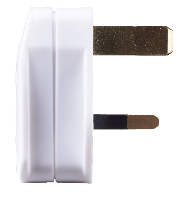 英國品牌 Masterplug 【1+1 套餐】2位拖板面板 + 13A 三腳插頭 可接線設計 白色 TN & PT13W 香港總代理