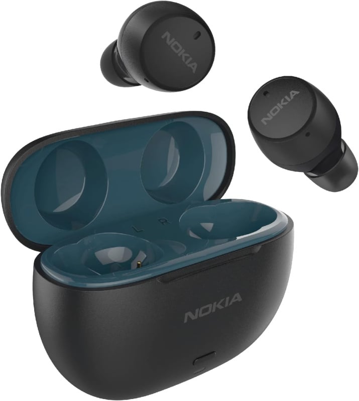Nokia Micro Earbuds Pro 真無線耳機 雙麥克風 藍牙5.1 降噪 IPX5 最高28小時播放時間 TWS-521 黑色
