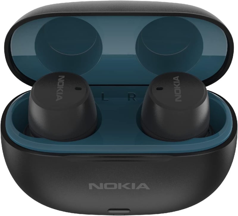 Nokia Micro Earbuds Pro 真無線耳機 雙麥克風 藍牙5.1 降噪 IPX5 最高28小時播放時間 TWS-521 黑色