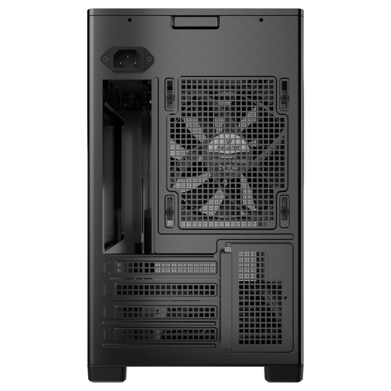 Okinos Minimal Art 4 Compact MicroATX PC Case - BLACK
