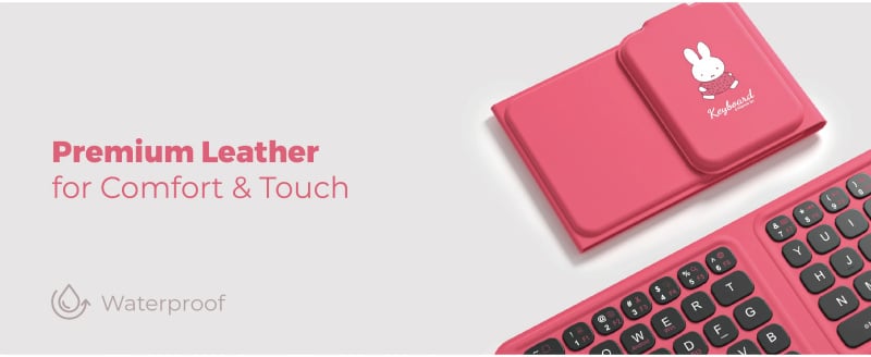 miffy 三折式藍牙鍵盤