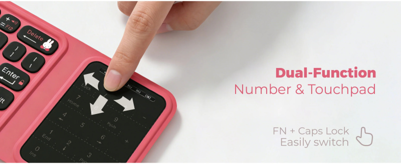 miffy 三折式藍牙鍵盤