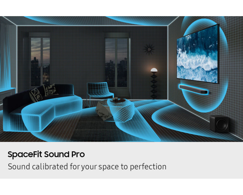 [CODE後價$5198] Samsung Q-series Soundbar HW-Q930F 9.1.4 ch 配重低音及後置喇叭 (2025) HW-Q930F/ZK [黑色]【春日會員感謝祭】