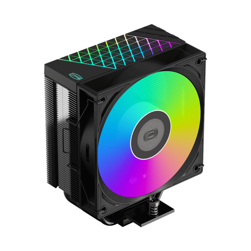 PCCOOLER RT400 TCL FULL ARGB 4-HeatPipe Single Tower Air CPU Cooler ( Black / White )