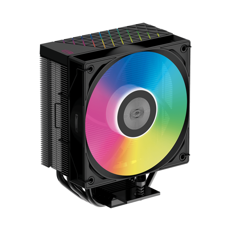 PCCOOLER RT400 TCL FULL ARGB 4-HeatPipe Single Tower Air CPU Cooler ( Black / White )