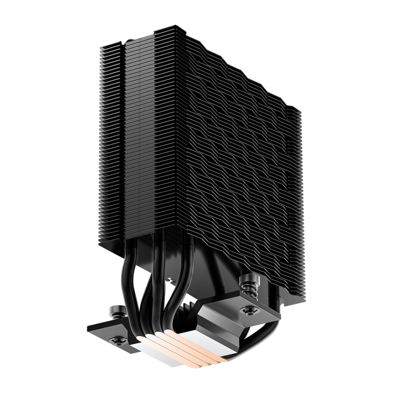 PCCOOLER RT400 TCL FULL ARGB 4-HeatPipe Single Tower Air CPU Cooler ( Black / White )