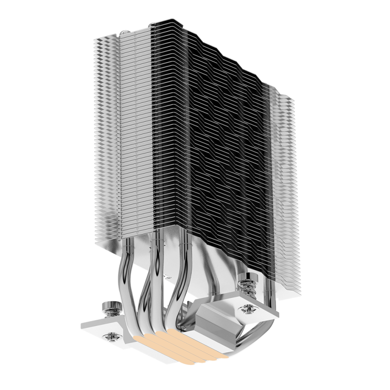 PCCOOLER RT400 TCL FULL ARGB 4-HeatPipe Single Tower Air CPU Cooler ( Black / White )
