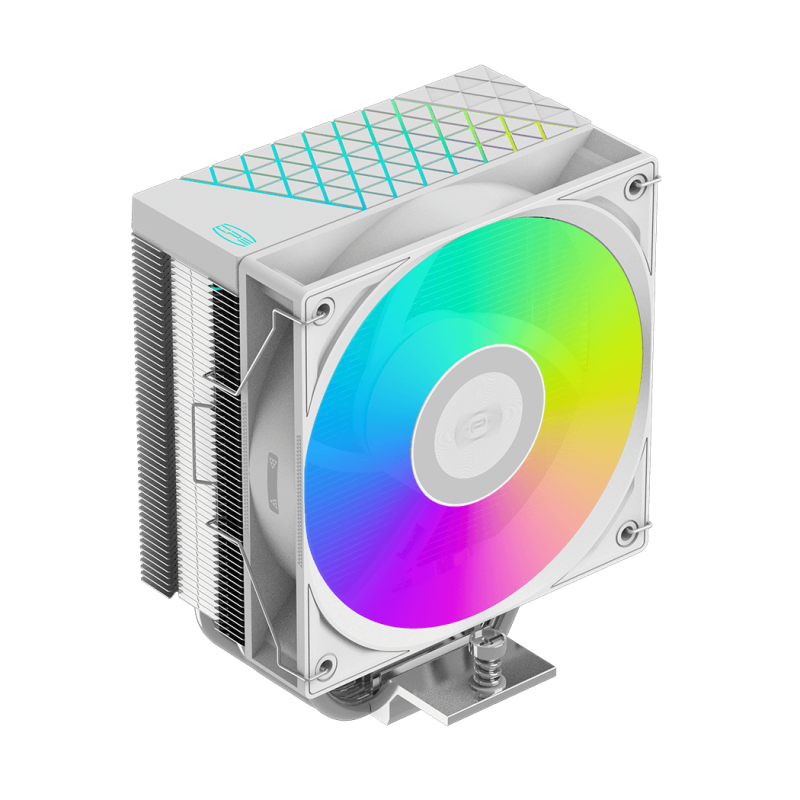 PCCOOLER RT400 TCL FULL ARGB 4-HeatPipe Single Tower Air CPU Cooler ( Black / White )