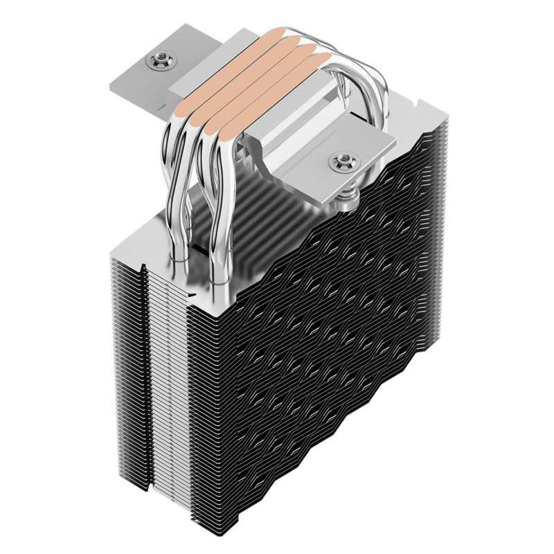 PCCOOLER RT400 TCL FULL ARGB 4-HeatPipe Single Tower Air CPU Cooler ( Black / White )