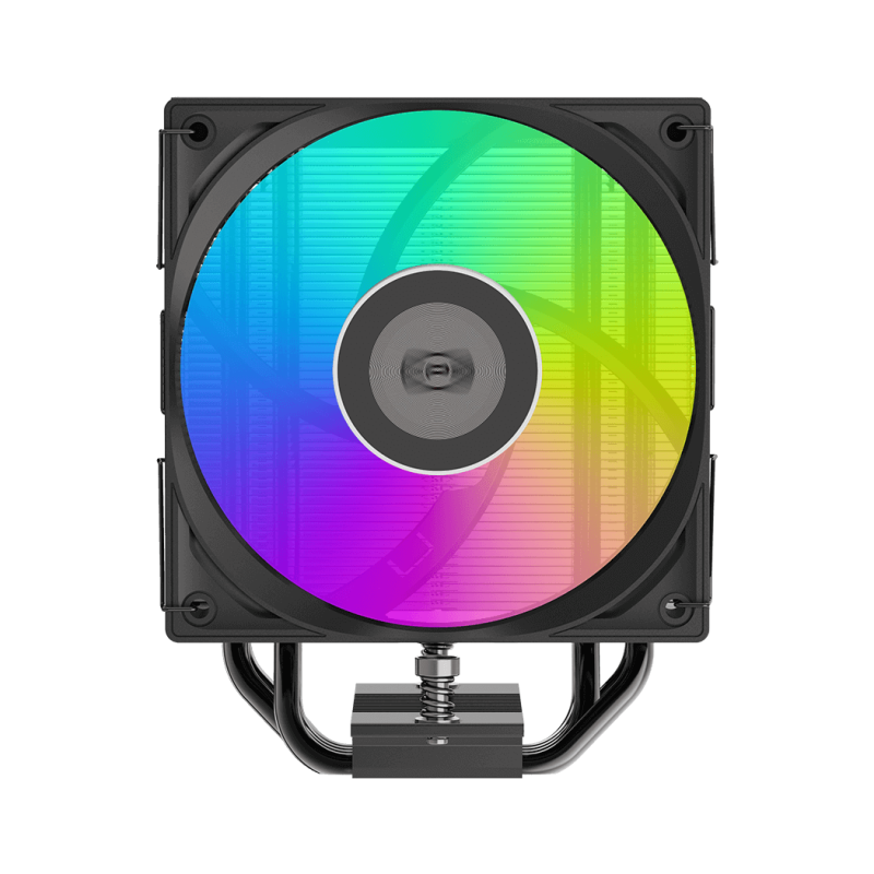 PCCOOLER RT400 TCL FULL ARGB 4-HeatPipe Single Tower Air CPU Cooler ( Black / White )