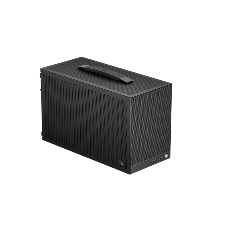 PCCooler K101 MESH iTX Case ( Black / White )