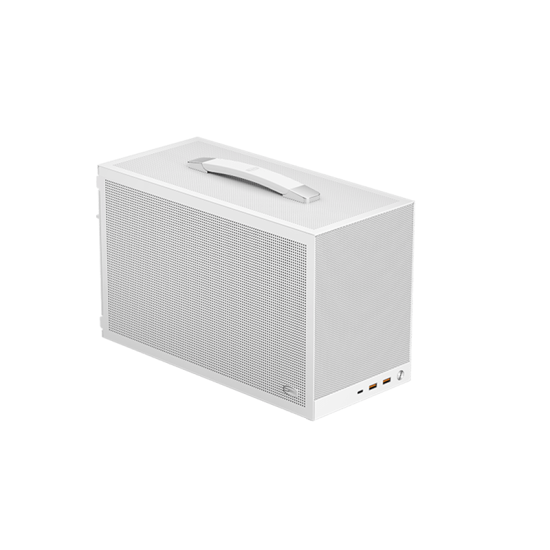 PCCooler K101 MESH iTX Case ( Black / White )