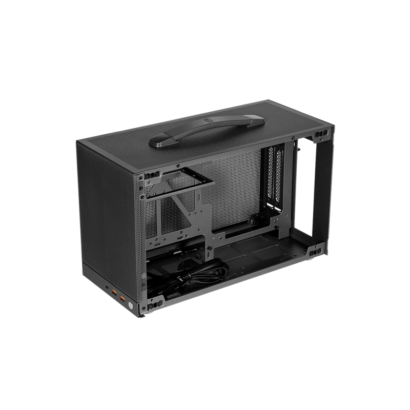 PCCooler K101 MESH iTX Case ( Black / White )