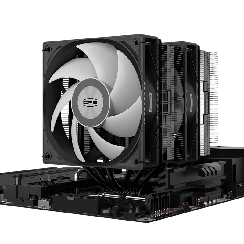 PCCOOLER RT620 ARGB 6-Heat Pipe Air CPU Cooler ( Black )