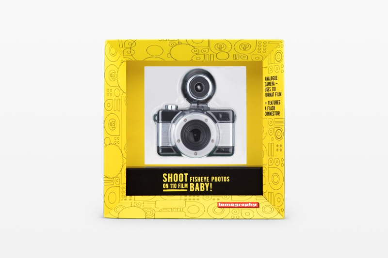 Lomography Fisheye Baby 110 菲林相機-型格黑色和銀色金屬版本 fcp110bm Lomography Fisheye Baby 110 菲林相機-型格黑色和銀色金屬版本 fcp110bm