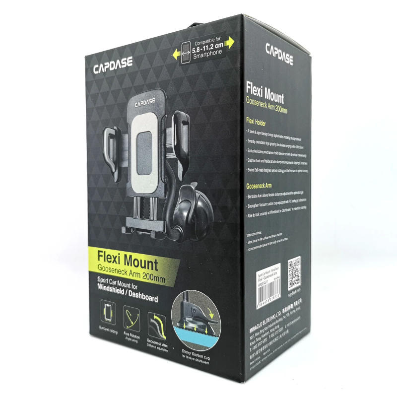 CAPDASE FLEXI II Sport Car Mount Gooseneck Arm HR00-SGF211