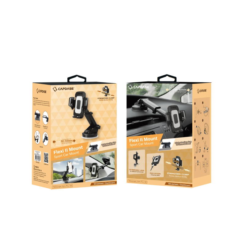 CAPDASE FLEXI II Sport Car Mount Telescopic Arm Pro-141 HR00-STF211-141
