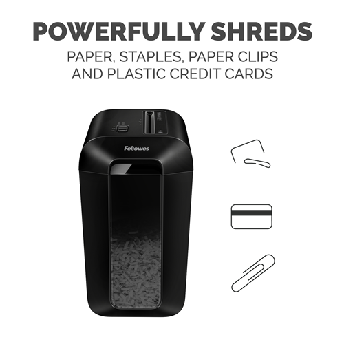 Fellowes Powershred®LX65 粒狀 (4x40mm) 10張 碎紙機