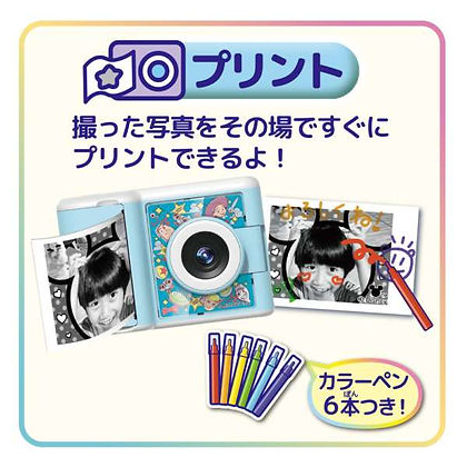 日本SEGA Disney & Pixar PRINT CAMERA PRICA 迪士尼和彼思角色 即影即有兒童列印相機遊戲機玩具 可拍照列印錄製影片