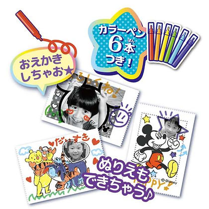 日本SEGA Disney & Pixar PRINT CAMERA PRICA 迪士尼和彼思角色 即影即有兒童列印相機遊戲機玩具 可拍照列印錄製影片