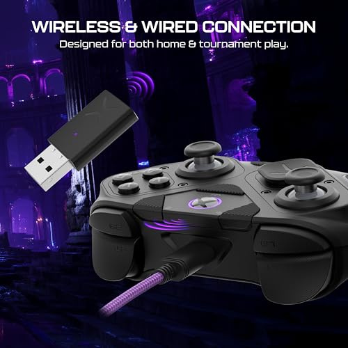 Turtle Beach Victrix Pro BFG Reloaded Wireless Gaming Controller Licensed for Xbox Series XS, Xbox One, PC Gamepad, Bluetooth, Fightpad, Hall-Effect ThumbsticksTriggers