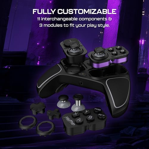 Turtle Beach Victrix Pro BFG Reloaded Wireless Gaming Controller Licensed for Xbox Series XS, Xbox One, PC Gamepad, Bluetooth, Fightpad, Hall-Effect ThumbsticksTriggers